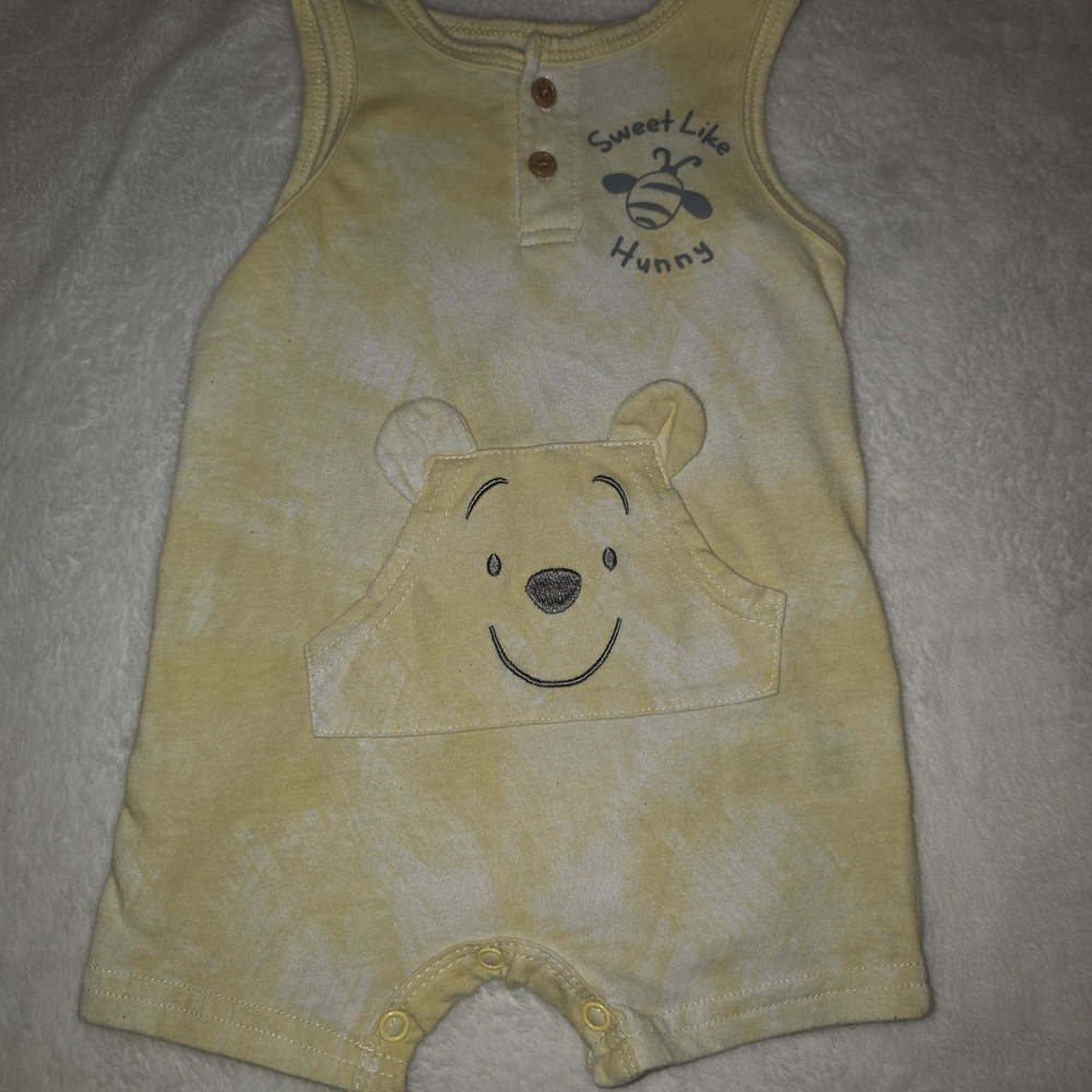 Disney Pooh Baby Romper Outfit